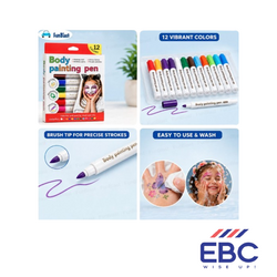 Touch Cool Body Painting Pen 12 Shades